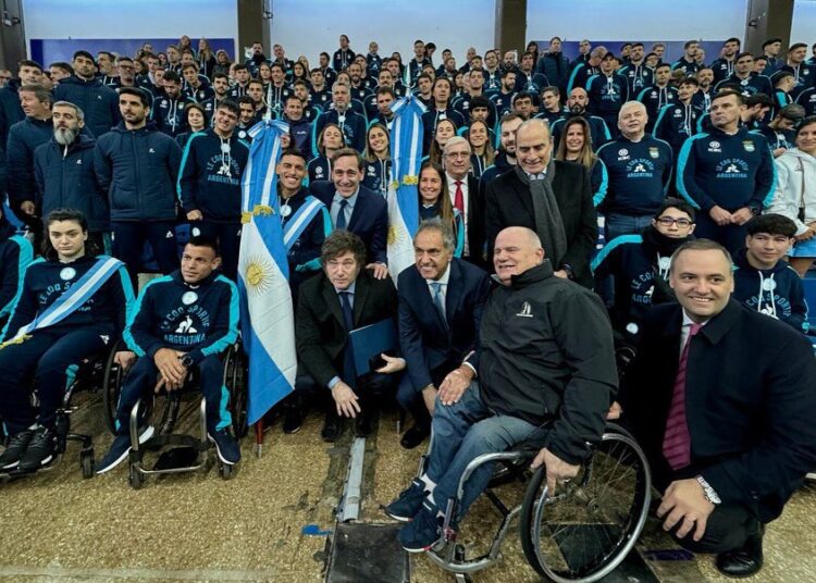 Milei despidio a los atletas Olimpicos