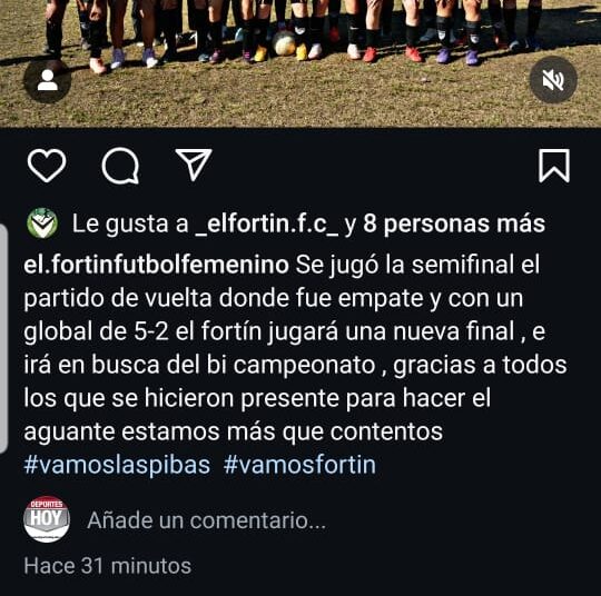 El Fortin es el otro finalista del Apertura femenino