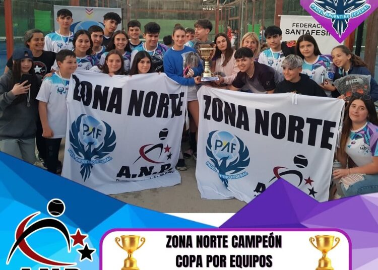 ZONA NORTE -ANP- 1er PUESTO POR EQUIPOS EN EL FEDERAL DE MENORES