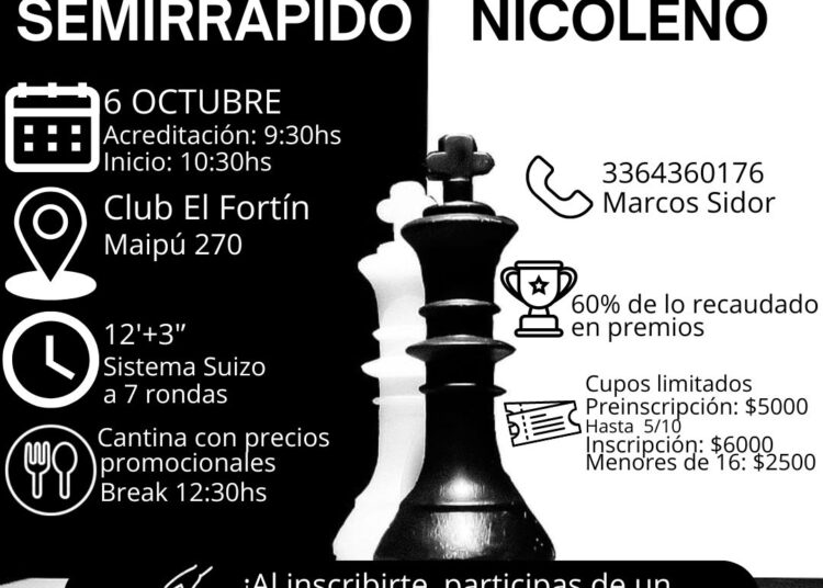 Virgillito imparable en el Mayor Nicoleño 2024: Quarti lidera el Torneo Paralelo