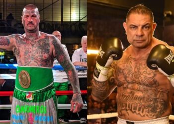 El influencer libertario Julio Pitbull noqueó al Patón Basile, el patovica de los Moyano