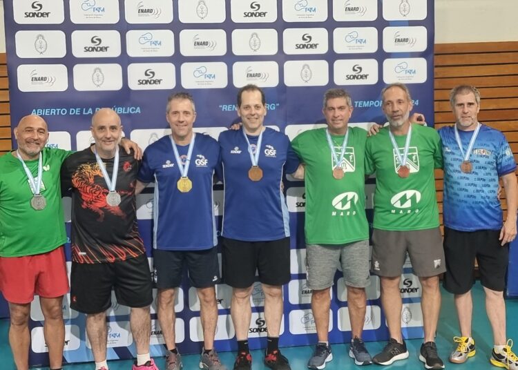 Tenis de Mesa, Sebastian Maggi y Domingo Nozzi  en el Abierto de la Republica