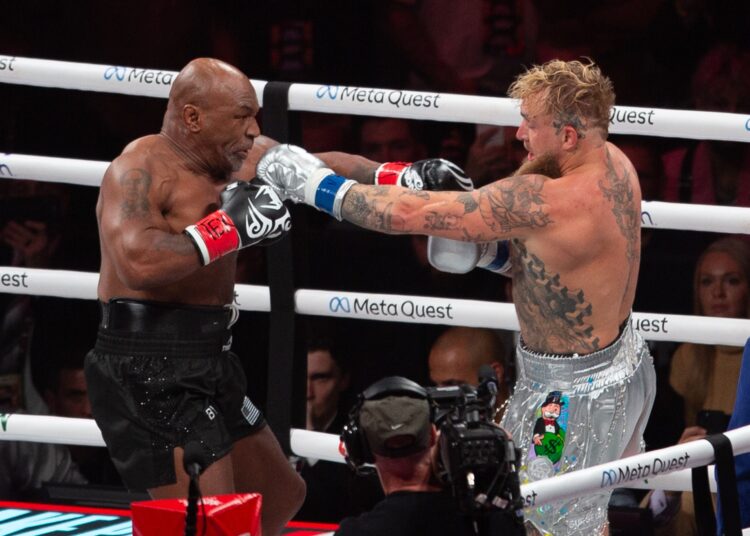 Jake Paul venció a Mike Tyson por decisión unánime