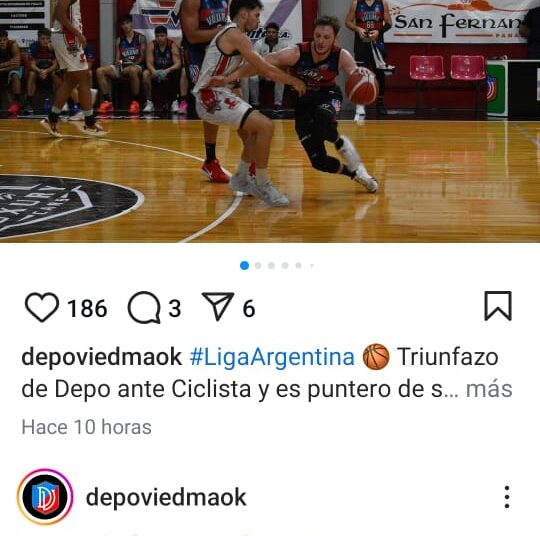 El nicoleño Alluchon y Ciclista no pudieron ante el lider Depo de Viedma