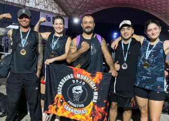 Gran debut del Dojo Primitivo en el Campeonato Argentino de Kickboxing HFC