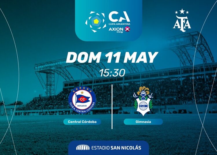 COPA ARGENTINA: GIMNASIA DE LA PLATA Y CENTRAL CÓRDOBA SE ENFRENTAN EN EL ESTADIO SAN NICOLÁS
