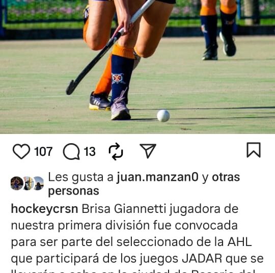 Brisa Giannetti representará a Regatas en los JADAR Rosario 2025