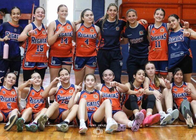 Regatas ganó su triangular y avanzó a la segunda etapa de la Liga Federal U-13 femenina