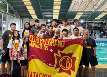 Gran actuación del Club Belgrano en el Provincial Entrerriano de Natación