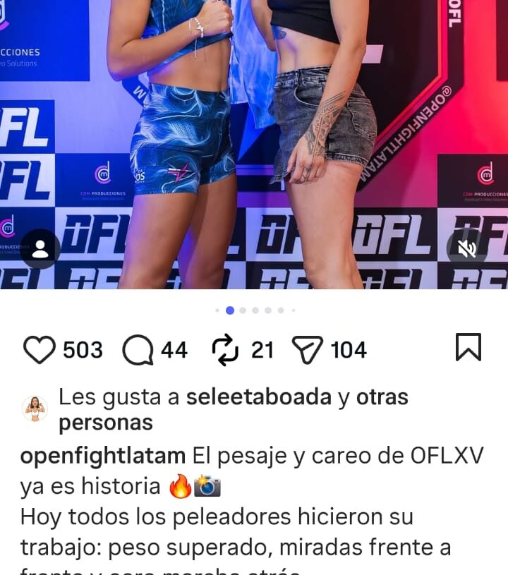 La nicoleña Selene Taboada vuelve al octógono y combatirá en Chile