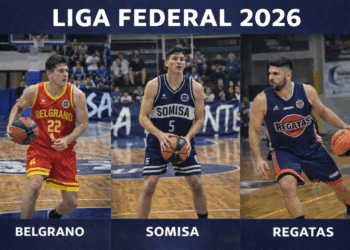 92 equipos jugarán la Liga Federal 2026, Belgrano, Somisa y Regatas en la misma Conferencia