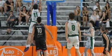 El nicoleño Nicolás Rodríguez aportó 17 puntos, pero Pergamino Básquet cayó ante Villa Mitre