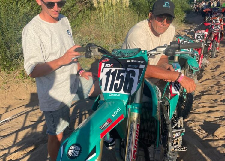 Los nicoleños Ventimiglia y Di Giacinti se destacaron en el Enduro del Verano
