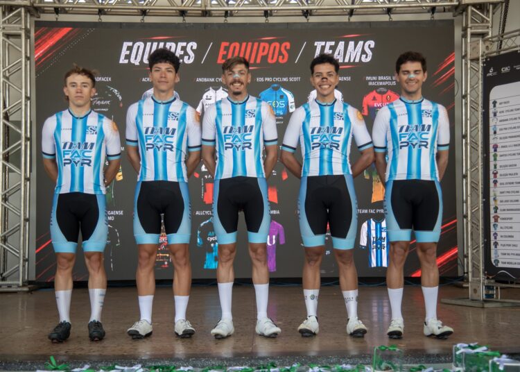 El nicoleño Santiago Gruñeiro en la 11ª edición de la Volta Ciclística Internacional de São Paulo