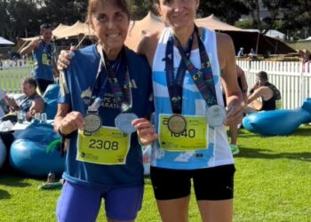 Las Nicoleñas Armoa y Rasetto tuvieron una sobresaliente actuación en el Maratón de Ciudad del Cabo