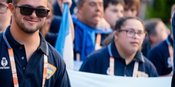 Juan Pablo Castet inició su participación en el Mundial para Atletas con Síndrome de Down en Sofía