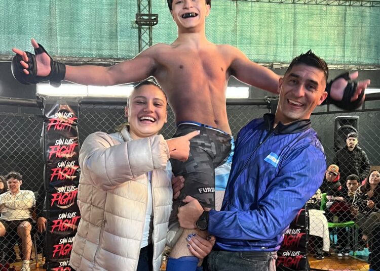 Gran actuación de los nicoleños en San Luis: cuatro victorias para el equipo de Andrés Taboada en el Villa Mercedes Fight