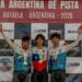Santiago Gruñeiro hizo podio en el nuevo velodromo de Rafaela