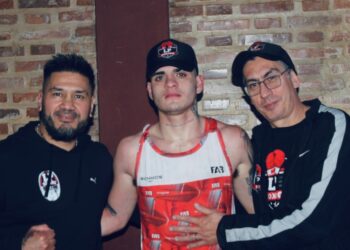 Valentín Tabares y Nicolás Amarilla irán por el cinturón AMBAPA en una noche de boxeo en San Nicolás