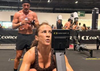 José Pablo Leoni brilló en el HYROX de São Paulo y logró un quinto puesto junto a Mariela Manelli